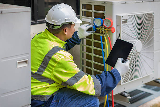 Professional Hvac technician working in Troy, OH